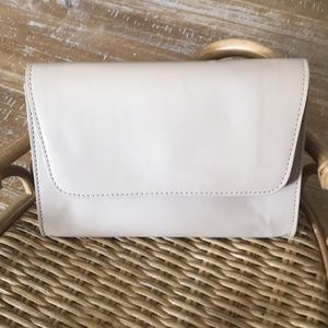 Minimal Vegan Leather Nude Clutch